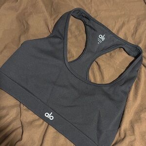 ALO Yoga Charcoal Sports Bra